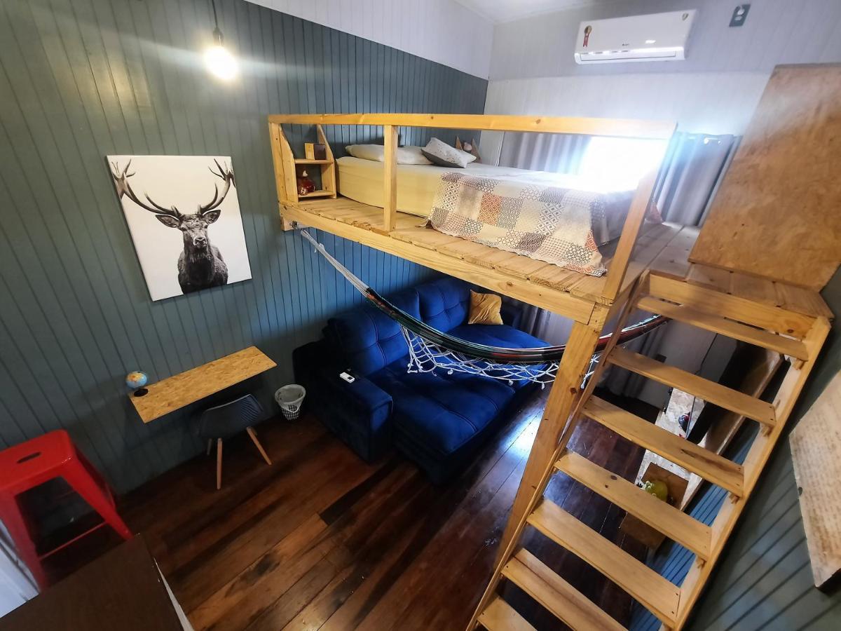 Quarto Mezanino Com Smarttv E Ar Itajai Exterior photo